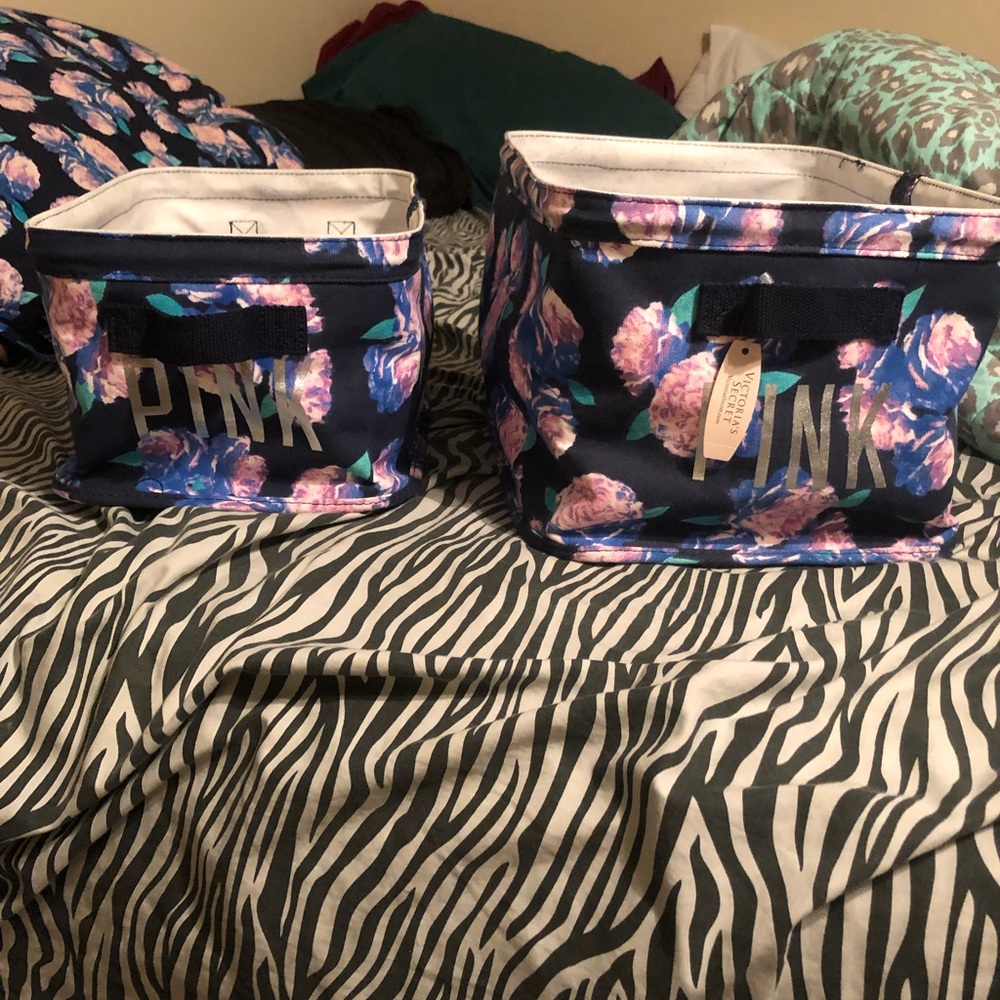 🛑🛑SOLD🛑🛑Victoria Secret Pink rare bin set!
